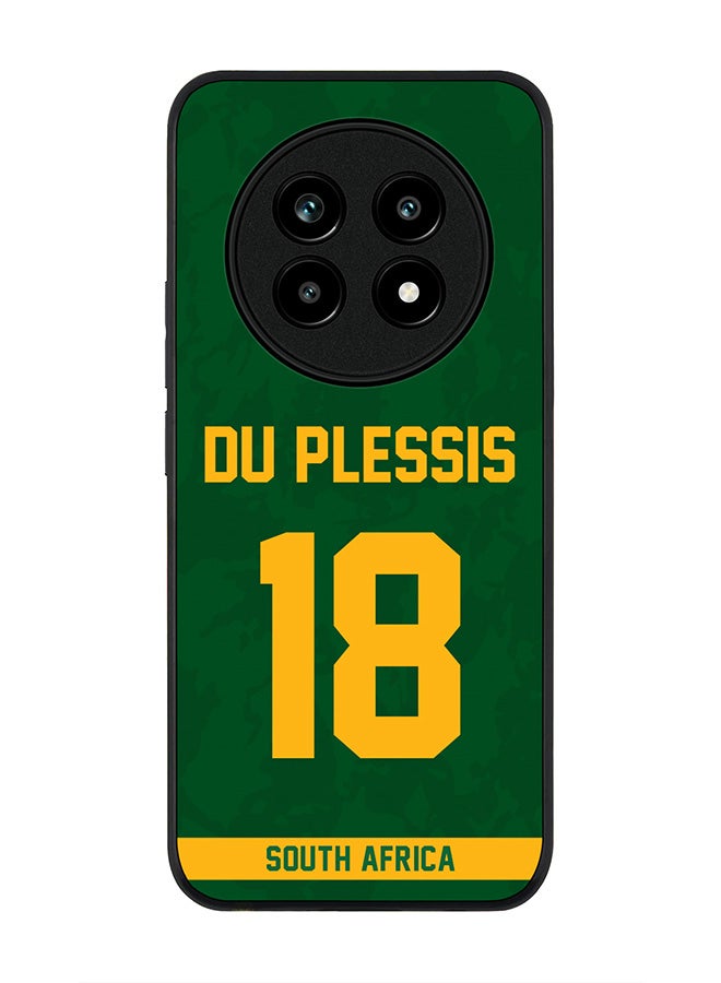 For Realme 13 Pro / 13 Pro+ Case,Slim fit Camera Protection, Shockproof Thin Phone cover  - South Africa Faf du Plessis, Jersey No 18